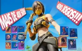 Fortnite Conta Rara + 400 Skins, 400 Jogos, Salve O Mundo