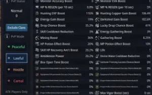 MIR4 - LVL 120 - 203K Power - Mineração 3s/Coleta 4s/En 6s