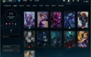 Conta Diamante com RP, vários champions e ótimas skins