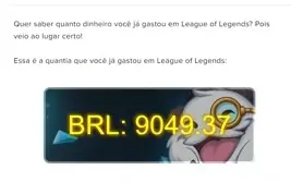 Conta League of Legends com mais de 1065 skins e conteudos