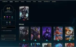 Vendo conta League of Legends