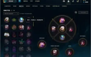Conta diamante 4 baratinha com 4 skins e 24 champs