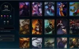 conta lv 272 com 76 skin incluindo lux prestigio 129 champ