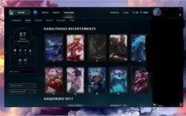 Conta borda D5 87 skins e várias m7