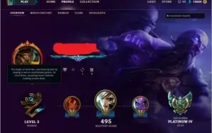 conta platina 4 todos champs 495 mastery score 215 skins