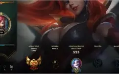 Vendo Conta League Of Legends Br Elo Gold 1 + Com 247 Skins