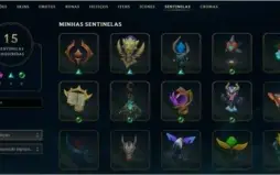 Vendo Conta League Of Legends Br Elo Gold 1 + Com 247 Skins