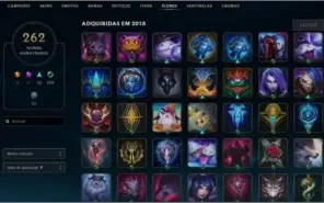 Vendo Conta League Of Legends Br Elo Gold 1 + Com 247 Skins