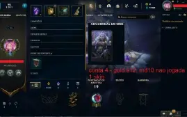 Conta LOL LVL30-40 (Gold/Plat) 10 unidades