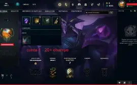 Conta LOL LVL30-40 (Gold/Plat) 10 unidades