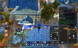 Conta com diversas montarias raras e armas lendárias WoW