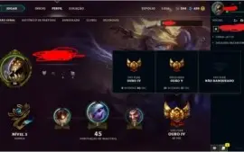 CONTA OURO 5 85 CAMPEÕES 25 SKINS