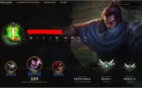 League Of Legends (Servidor BR) Preço favorável.