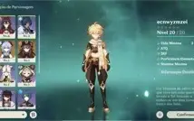 ✨ GENSHIN IMPACT CONTA COM HUTAO HOMA GANYU  5⭐ AR10 ✨