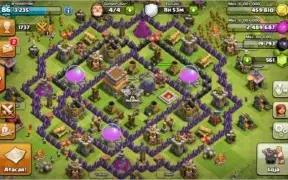 Conta Clash of Clans CV 8 quase full