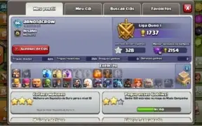Conta Clash of Clans CV 8 quase full