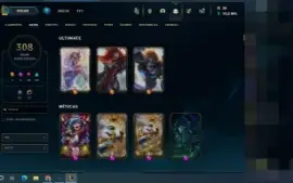 Conta Lol - 308 Skins, 3 Ultimates