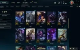 CONTA LOL - UNRANKED - lvl 49 - 42 campeões !