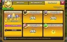 Conta Clash of Clans Cv 10 semi full