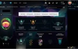 Conta de 2014 com 201 skins