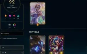 Conta de League of Legends nível 334