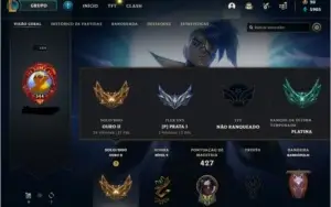 Conta de League of Legends nível 334
