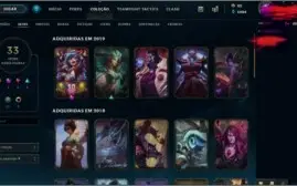 Conta de League of Legends lvl 140 main sup