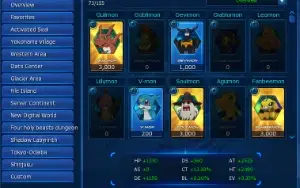 Conta Dmw Mid Game (Susanomon, Lord Knightmon X E Jessmon X