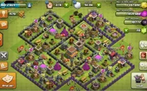 Conta Clash Of Clãs Cv8 Semi Full
