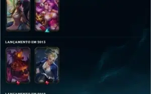 Conta D3 121 skins