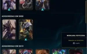 CONTA LOL PLATINA 2 63% DE WINRATE COM AKALI PRESTIGIO