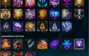 CONTA LOL PLATINA 2 63% DE WINRATE COM AKALI PRESTIGIO
