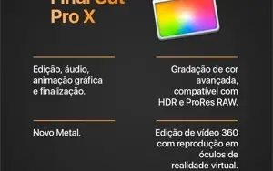 Final Cut Pro + Motion + Compressor - Pacote Criativo Apple