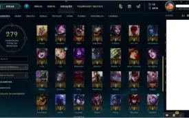 CONTA LOL | UNRANKED | LVL 105 | 73 CHAMPS & 36 SKINS