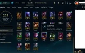 CONTA LOL | UNRANKED | LVL 105 | 73 CHAMPS & 36 SKINS