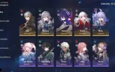 Conta Insana De Honkai Star Rail Seele+Bailu+Clara+Bronya