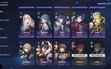 Conta Insana De Honkai Star Rail Seele+Bailu+Clara+Bronya
