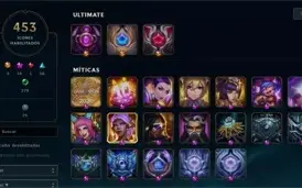 CONTA LOL E VALORANT PERFEITA 7K+ GASTOS 630 SKINS