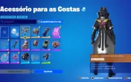 Conta de fortnite com algumas skins de passe