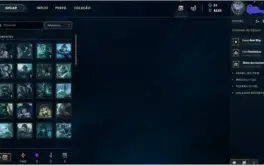 Conta League of Legends Platina