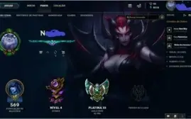 Conta League of Legends Platina