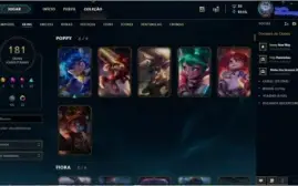 Conta League of Legends Platina