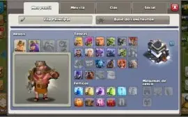 Conta clash of clans cv9, barata