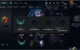 Conta platina IV 64% winrate
