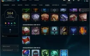 Conta lol - 352 Skins, Season 2, Icone Riven, Riot Singed