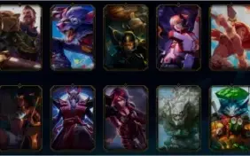 Conta LoL - Unranked - Borda Gold - 96 CAMPEÕES