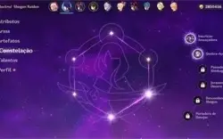 Conta genshinRaiden C2, Yae Miko, Zhongli, Hu Tao, Ganyu etc