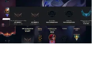 Conta Lv 854 | 478 Skins| Todos Champs