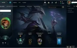 Conta League of Legends 371 skins Platina 3