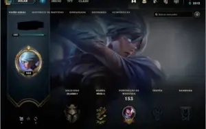 Conta LoL MD10 plat1 s10